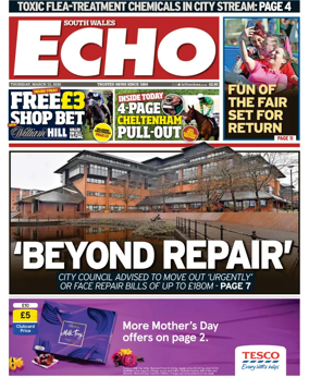 Cover of South Wales Echo