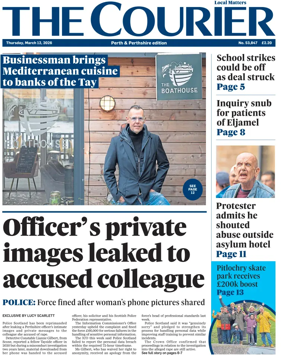 Cover of The Courier & Advertiser (Perth and Perthshire Edition)