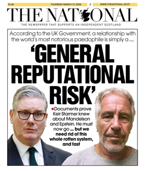 Cover of The National (Scotland)