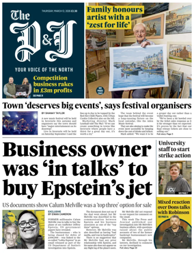 Cover of The Press and Journal (Aberdeen and Aberdeenshire)
