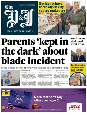 Cover of The Press and Journal (Inverness Highlands and Islands)