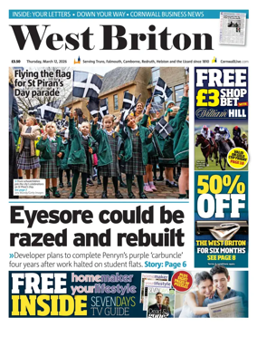 Cover of West Briton (Falmouth Penryn Helston The Lizard)