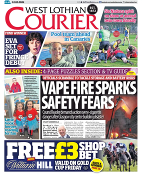 Cover of West Lothian Courier