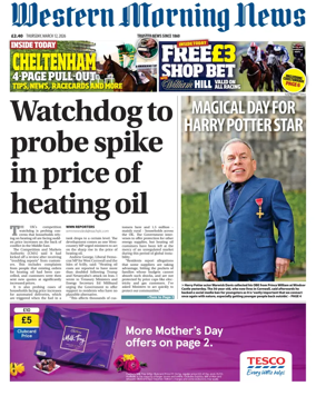 Cover of Western Morning News