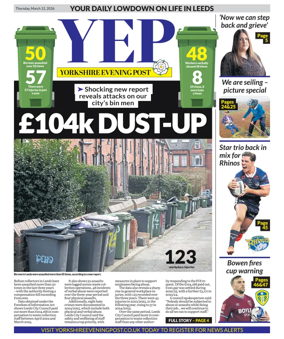 Cover of Yorkshire Evening Post
