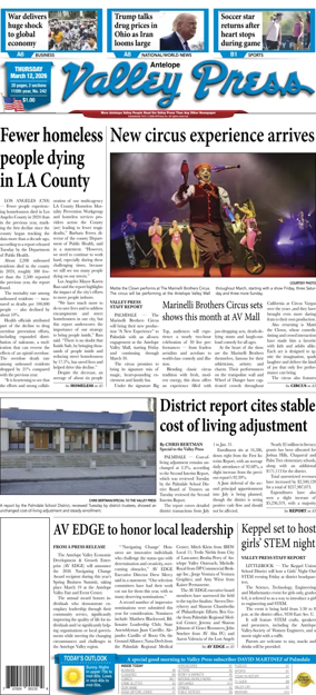 Cover of Antelope Valley Press