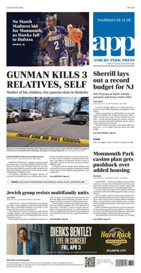Cover of Asbury Park Press