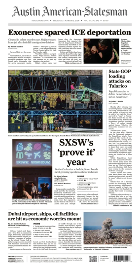 Cover of Austin American-Statesman