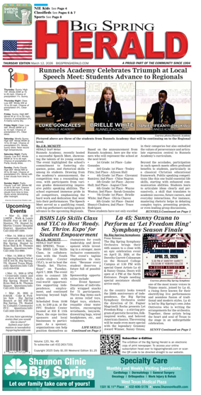 Cover of Big Spring Herald