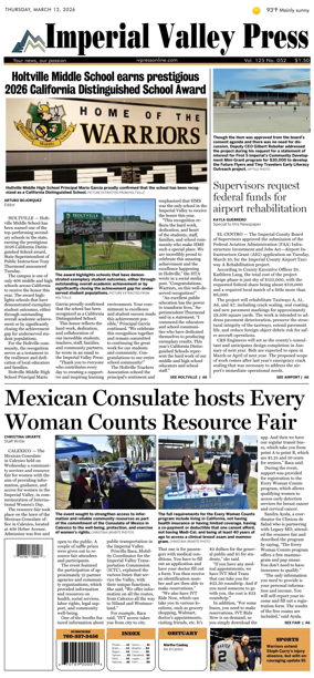 Cover of Imperial Valley Press