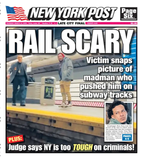 Cover of New York Post