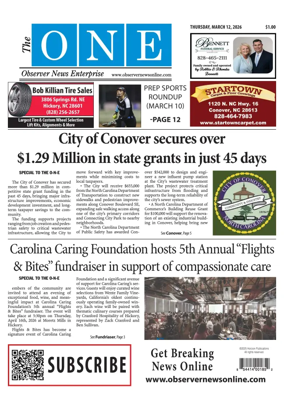 Cover of Observer News Enterprise