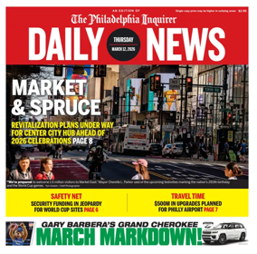 Cover of Philadelphia Daily News