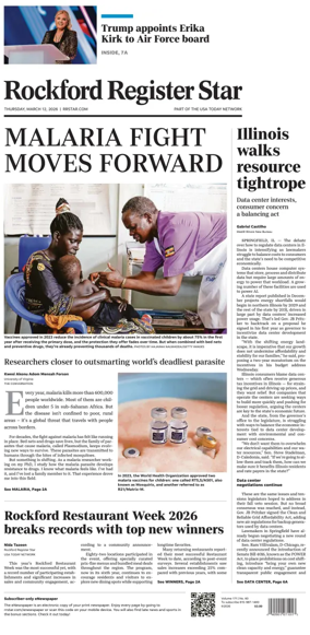 Cover of Rockford Register Star