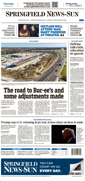 Cover of Springfield News-Sun