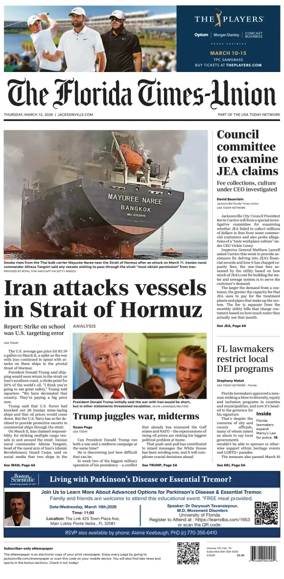 Cover of The Florida Times-Union