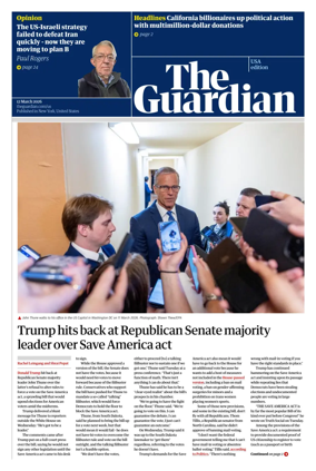 Cover of The Guardian (USA)