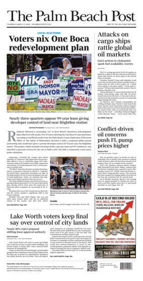 Cover of The Palm Beach Post