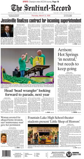 Cover of The Sentinel-Record