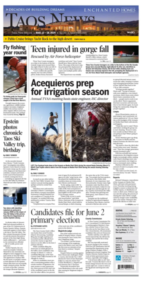 Cover of The Taos News