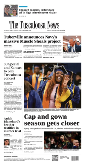 Cover of The Tuscaloosa News