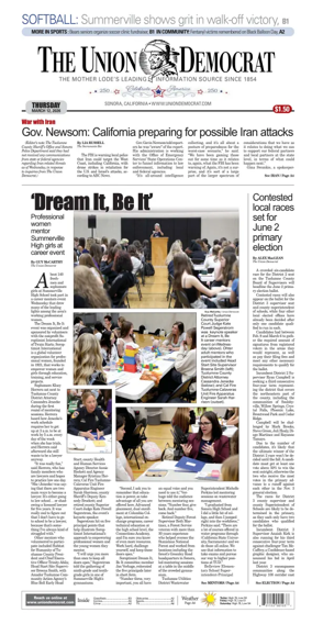 Cover of The Union Democrat