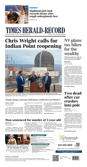 Cover of Times Herald-Record