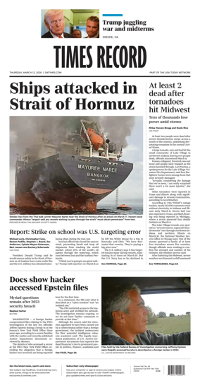 Cover of Times Record (Ft. Smith Southwest)