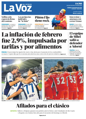Cover of La Voz del Interior
