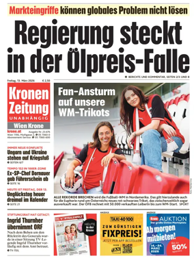 Cover of Kronen Zeitung