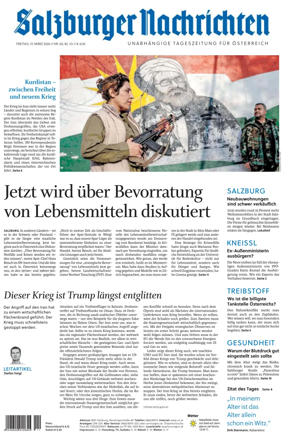 Cover of Salzburger Nachrichten