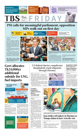 Cover of The Business Standard
