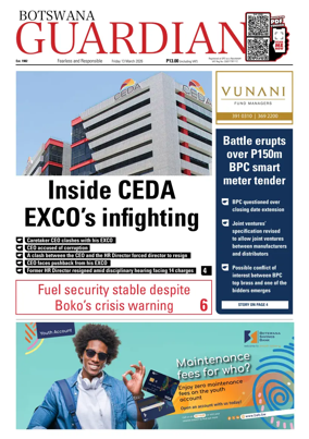 Cover of Botswana Guardian