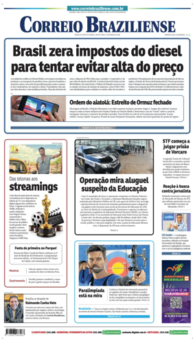 Cover of Correio Braziliense