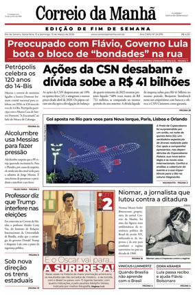 Cover of Jornal Correio da Manha