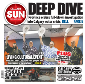 Cover of Calgary Sun