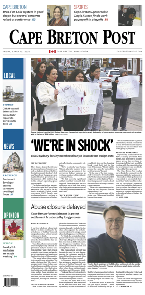 Cover of Cape Breton Post