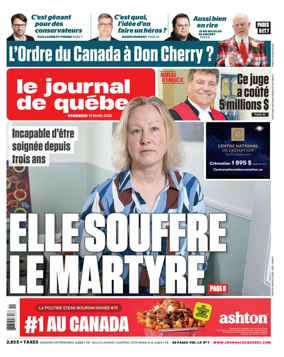 Cover of Le Journal de Quebec