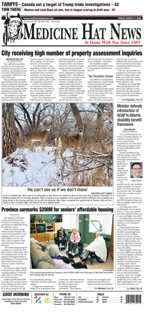 Cover of Medicine Hat News