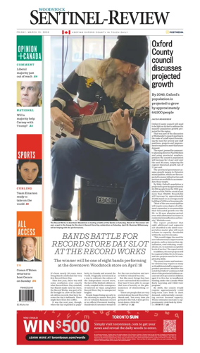 Cover of Sentinel-Review (Woodstock)