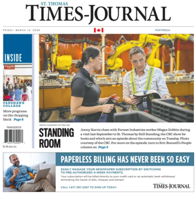 Cover of St. Thomas Times-Journal