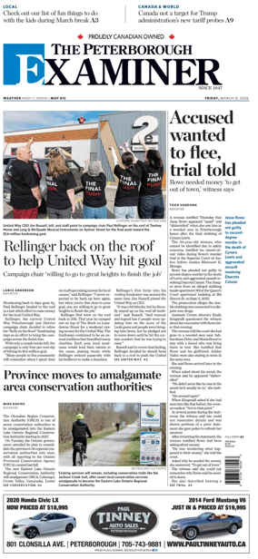 Cover of The Peterborough Examiner