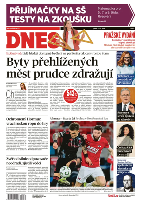 Cover of Dnes Prague Edition