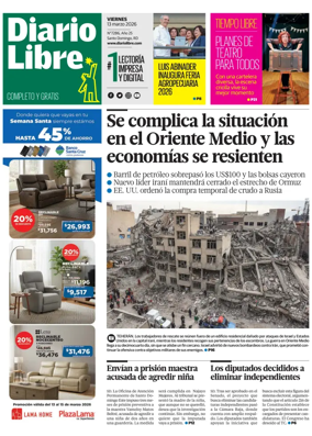 Cover of Diario Libre (Republica Dominicana)