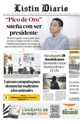 Cover of Listin Diario