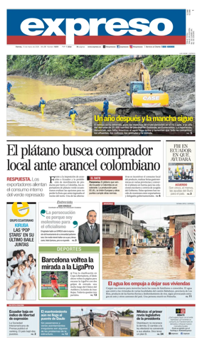 Cover of Diario Expreso