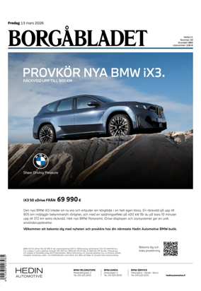 Cover of Borgabladet