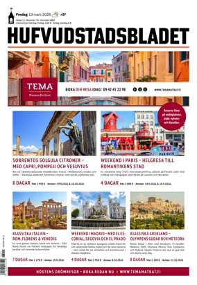 Cover of Hufvudstadsbladet