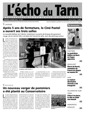 Cover of L’echo du Tarn