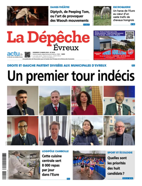 Cover of La Depeche Evreux